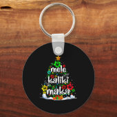 Porte-clés Mele Kalikimaka Trocal Christmas Hawaiian Santa Xm (Recto)