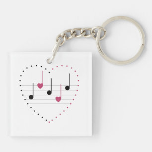 Porte-clés Mélodie de l'amour