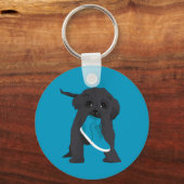 Porte-clés Melody The Affenpinscher Puppy Stealing Shoaling (Recto)