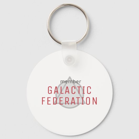 Porte-clés Membre de la Fédération Galactique (Recto)