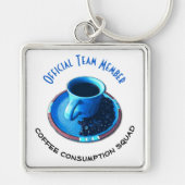 Porte-clés Membre de l'équipe Coffee Consumption Squad person (Devant)