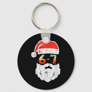 Porte-clés Meme 67 Père Noël Xmas Six Seven Noël Adolescents