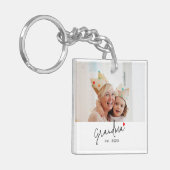 Porte-clés Mémé a établi un script photo moderne (Devant gauche)