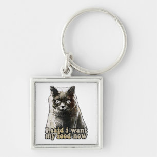 Porte-clés Mème de chat amusant pour les amoureux de les chat