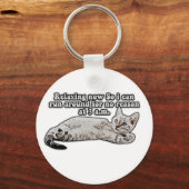 Porte-clés Mème de chat drôle en colère pour les propriétaire (Recto)