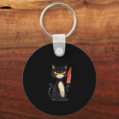 Porte-clés Mème de chat drôle Je nécessite des collations Des (Recto)