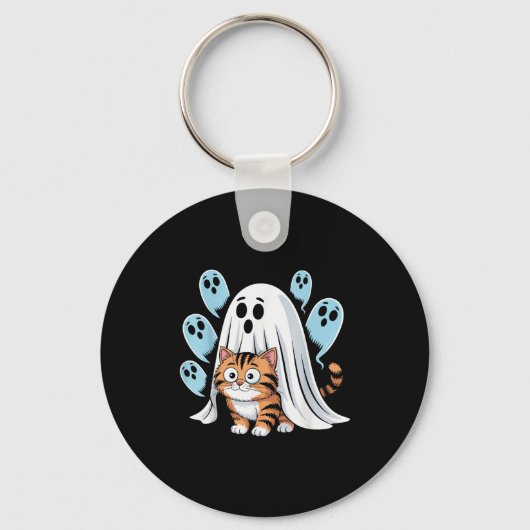 Porte-clés Mème de chat drôle Soky Halloween Kitty (Recto)