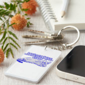 Porte-clés Mème de chat en colère pour les propriétaires de c (Devant droit)