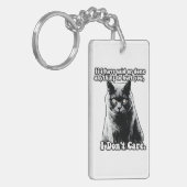 Porte-clés Mème de chat grincheux amusant pour chaton personn (Devant gauche)