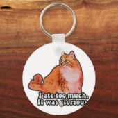 Porte-clés Mème de chat grincheux pour les amateurs de chat e (Recto)