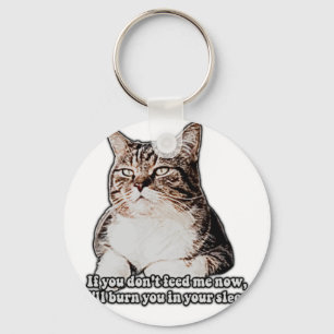 Porte-clés Mème de chat grincheux pour les personnes de chat 