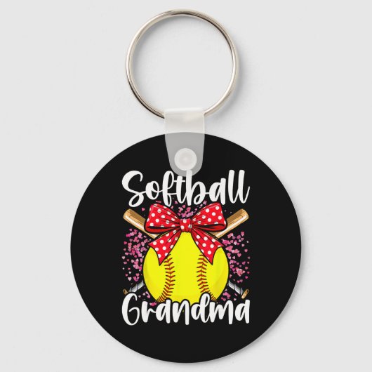 Porte-clés Mémé de softball _2 (Recto)