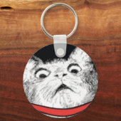 Porte-clés Mème d'épaisse chats surpris - Porte - clé (Recto)