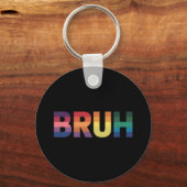Porte-clés Mème drôle de Bruh salutation de frère fier de la (Recto)