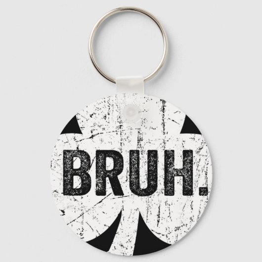 Porte-clés Mème drôle de salutation de frère Bruh adolescent  (Recto)