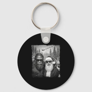 Porte-clés Mème drôle de Sasquatch Super selfie avec le Père 