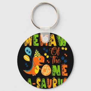 Porte-clés Mémé du dinosaure pour le 1er anniversaire de one-