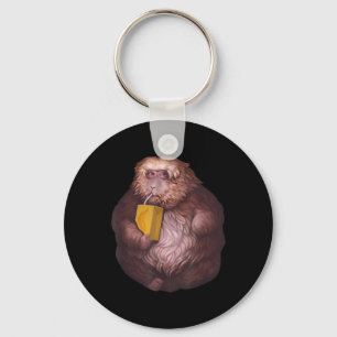 Porte-clés Mème du singe Xing Xing – Création virale drôle