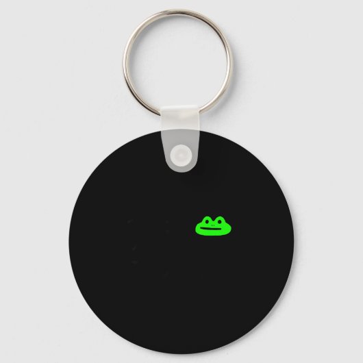 Porte-clés Mème Grenouille Malhonnête Se Comporter Pas Mème G (Recto)