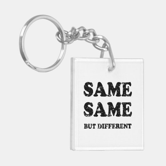 PORTE-CLÉS MÊME MAIS DIFFÉRENT (Devant gauche)