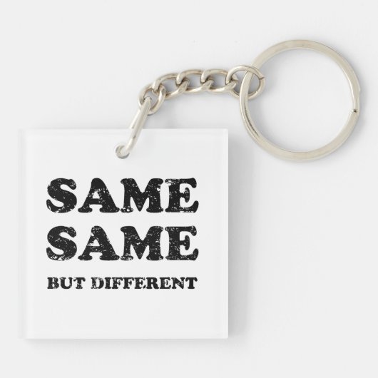 PORTE-CLÉS MÊME MAIS DIFFÉRENT (Dos)