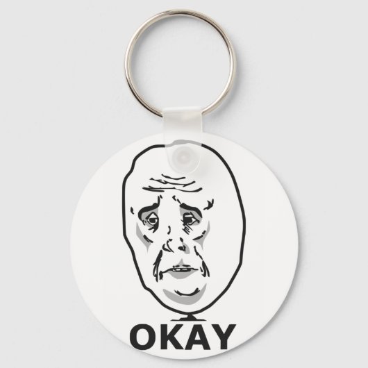Porte-clés Mème Okay Guy (Recto)