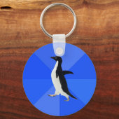 Porte-clés Mème-pingouin socialement Awkward (Recto)