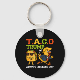 Porte-clés Mème Taco Drôle Trump Toujours Fait Dans Son Froc