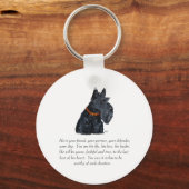 Porte-clés Mémento du Terrier Écossais (Recto)