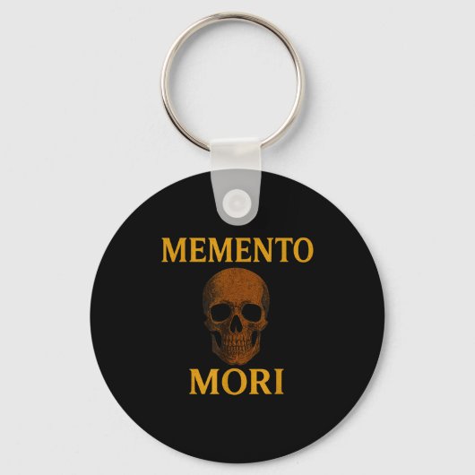 Porte-clés Memento Mori Philosophy Stoicism Quote (Recto)