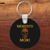 Porte-clés Memento Mori Philosophy Stoicism Quote (Recto)