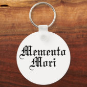Porte-clés Memento Mori - Phrase latine (Recto)