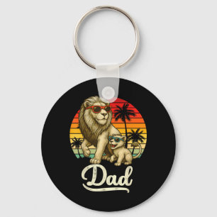 Porte-clés Mèmes de blagues de papa lion mignon Amoureux des