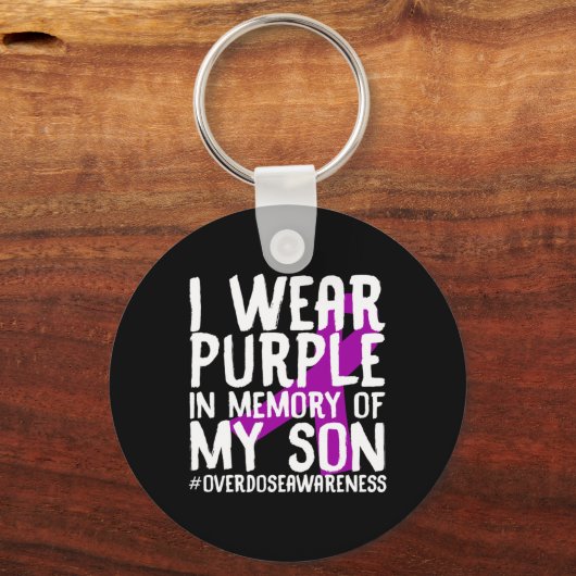 Porte-clés Mémoire De Sensibilisation À La Surdose De La Drog (Verso)