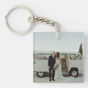 Porte-clés Mémoire photo mariage Nouvelles mauvaises herbes