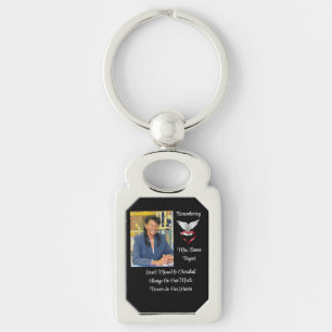 Porte-clés Mémorial adoré, disparu et chéri
