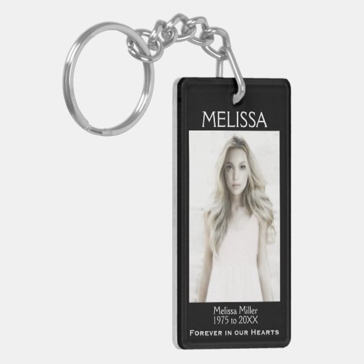 Porte-clés Mémorial | Cadeau Keepsaké (Devant gauche)