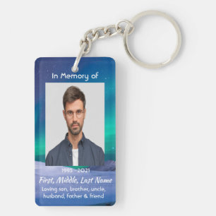 Porte-clés Mémorial chrétien Lumières du Nord Aurora Borealis