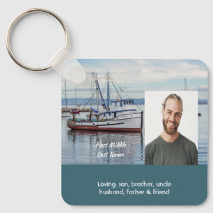 Porte-clés Mémorial chrétien pour pêcheur commercial