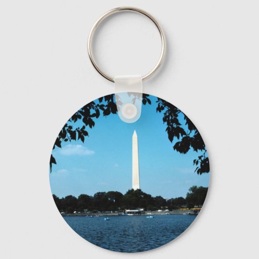 Porte-clés mémorial de washington, capitale nationale dc de w (Recto)