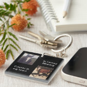 Porte-clés Mémorial des animaux de compagnie Photo Horse Keep (Devant Droit)