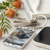 Porte-clés Mémorial du chat - Pour toujours souvenir - Perte  (Devant droit)