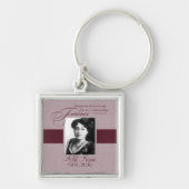 Porte-clés Mémorial fait sur commande pour toujours aimé (Devant)