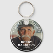 Porte-clés Memorial Forever dans nos coeurs | Photo du souven (Recto)