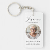 Porte-clés Mémorial funéraire moderne en mémoire d'amour (Devant)