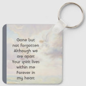 Porte-clés Memorial Keepsake Angel Reaching (Dos)