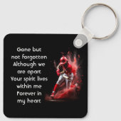 Porte-clés  Memorial Keepsake Baseball Softball  (Dos)