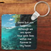 Porte-clés Memorial Keepsake Deep Sea Diving Diver (Verso)