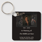 Porte-clés Memorial Keepsake Motorcycle Biker (Recto)