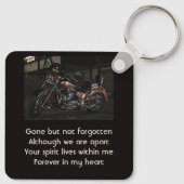 Porte-clés Memorial Keepsake Motorcycle Biker (Dos)